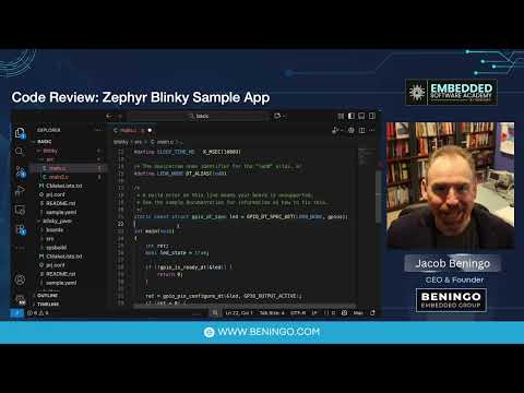 Code Review: Zephyr Blinky App