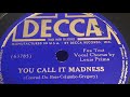 You Call It Madness 1938