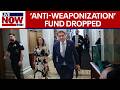 DOJ dropping plans for 'anti-weaponization fund'