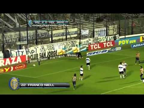 Gol Franco Niell - Gimnasia (La Plata 2) Vs Rosario Central 1 - Inicial 13'