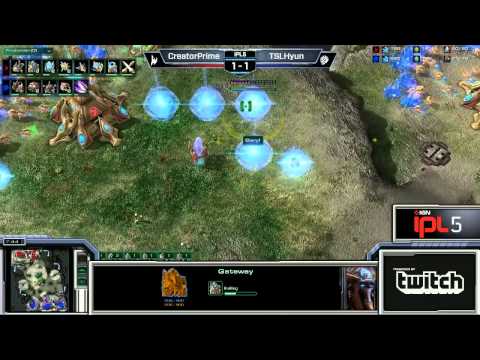 SC2 CreatorPrime vs Hyun PvZ Game 3 IPL 5 Winners Round 3 Starcraft 2 Tournaments