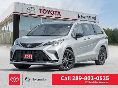 2021 Toyota Sienna XSE 7-Passenger FWD in Silver for sale at Newmarket Toyota in Newmarket, ON