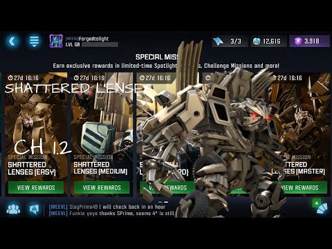 [Transformers: Forged To Fight] Shattered Lenses CH 1.2 Master Difficulty
