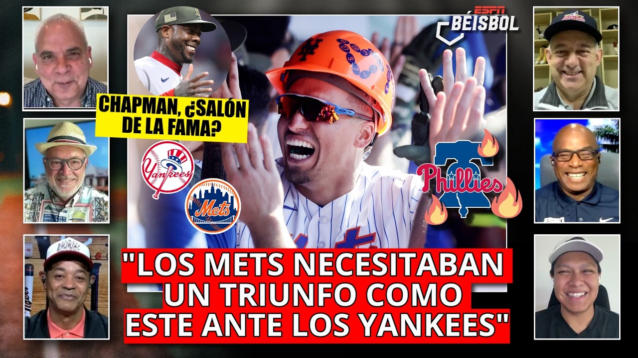 METS se llevan la serie vs YANKEES; Phillies, RENACEN y ¿Chapman al Salón de la Fama? | ESPN Beisbol