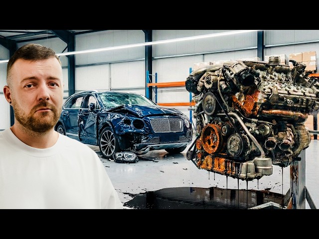 Attempting To Repair The Scrap Engine In My Wrecked Bentley – Chris Slix