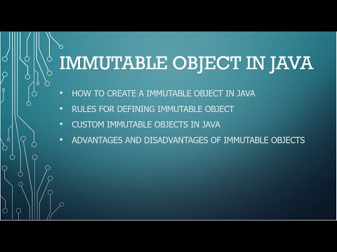 Immutable Object In Java Part 1