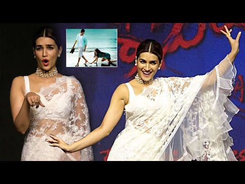 Kriti Sanon MIND BLOWING Dance in Sarree at Aww Tuzo Mogh Kortha Song | Aadya TV