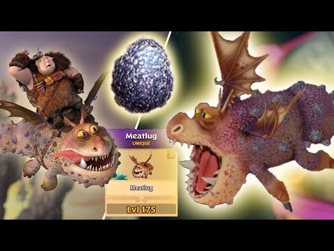 Meatlug (Fishlegs' Gronckle) Max Level 175 Titan Mode | Dragons: Rise of Berk