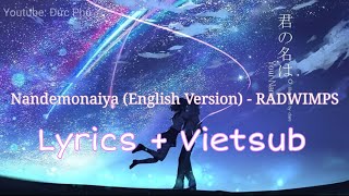 Download lagu Nandemonaiya (English Version) - RADWIMPS (lyrics   vietsub) || Your name OST mp3