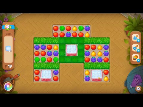 Gardenscapes level 10934 No Boosters Gameplay