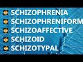 Schizophrenia Vs Schizophreniform Vs Schizoaffective Vs Schizoid Vs Schizotypal