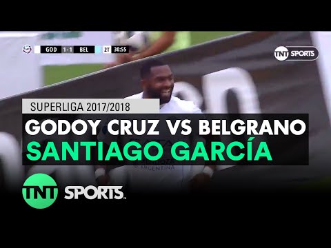 Santiago García (2-1) Godoy Cruz vs Belgrano | Fecha 15 - Superliga Argentina 2017/2018