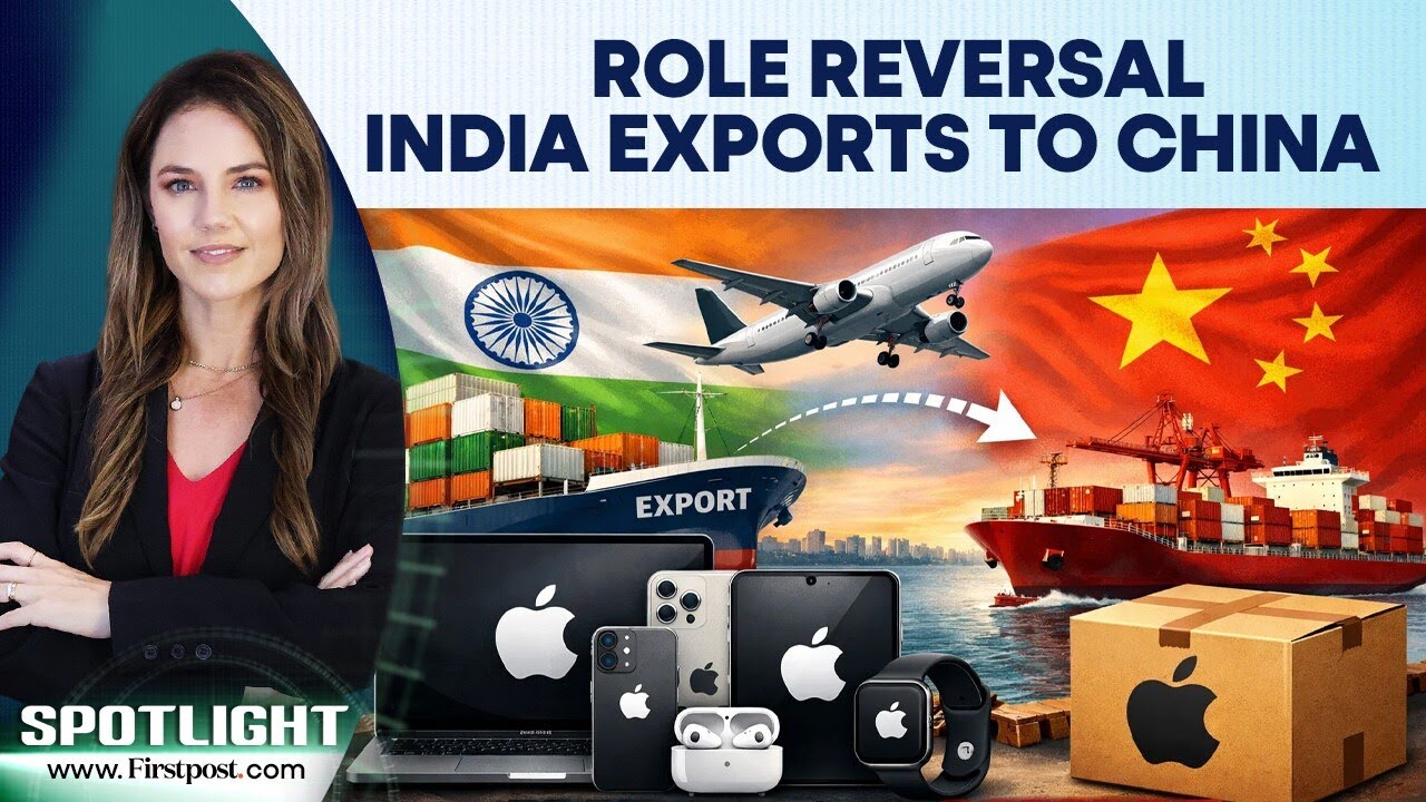 India Sends $2.5 Billion Apple Components to China in Trade Shift | Spotlight 