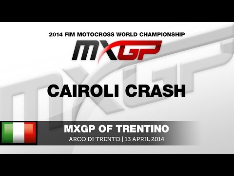 MXGP of Trentino 2014 Antonio Cairoli Crash - Motocross