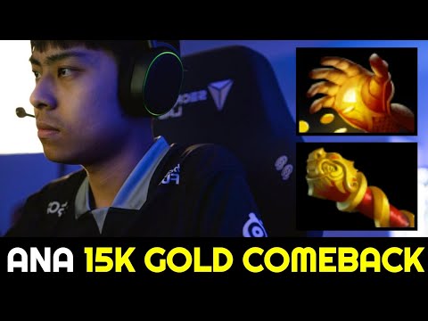 T1.ANA Faceless Void Arcana — 15K Gold Lead Comeback vs 7 Slotted Terrorblade 7.32b Dota 2