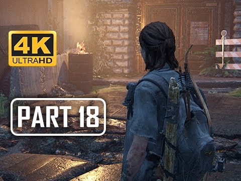 The Last of Us Part 2 Walkthrough Part 18 - Death Jump (4K PS4 PRO Gameplay)
