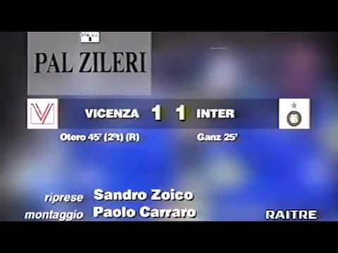 Vicenza-Inter 1:1, 1995/96 - Domenica Sportiva (Ganz-Otero)