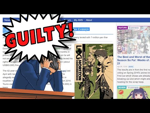 ASPIE TALKS! | Log Horizon Author Guilty of Tax Evasion! No Future Seasons!?