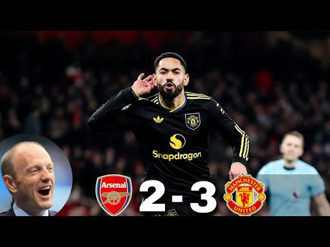 Peter Drury Poetry🥰 on Arsenal vs Manchester united 2-3🤩🔥