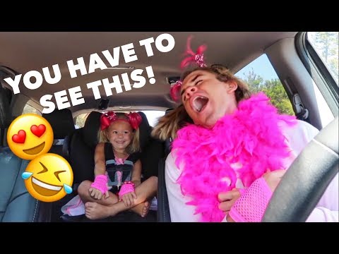 4 YEAR OLD GIRL AND DADDY DO CUTEST CARPOOL KARAOKE EVER!!!