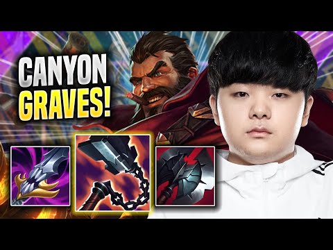 CANYON PERFECT GAME WITH GRAVES! - DK Canyon Plays Graves JUNGLE vs Viego! | Season 2022