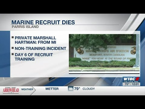 Marine recruit dies at Parris Island, cause of death under investigation