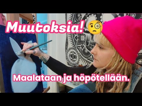 Muutosten tuulet puhaltaa! 🧐 Jatketaan painajaispupun maalausta. 🎨