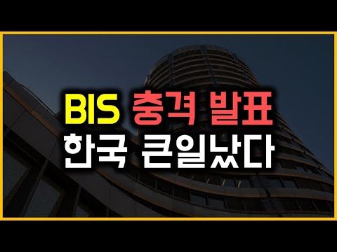 BIS 충격 발표 - 한국 큰일났다