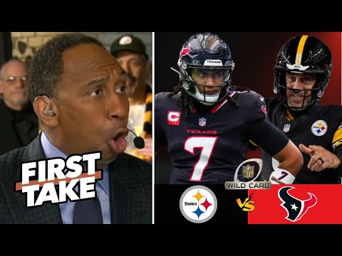 FIRST TAKE | Aaron Rodgers will remind CJ Stroud who he is! - Stephen A. on Steelers vs. Texans