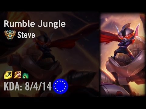 Rumble Jungle vs Elise - Steve - EUW Challenger Patch 6.14