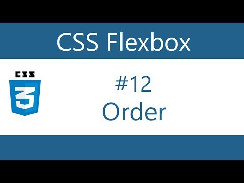 Flexbox Tutorial 12 Order