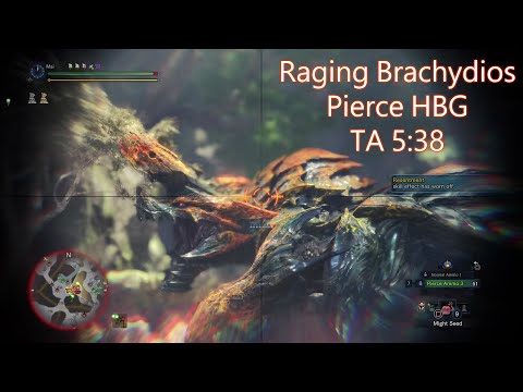 【MHWI】MR6☆ Raging Brachydios 猛り爆ぜるブラキディオス Pierce HBG TA Rules ¤5:38¤