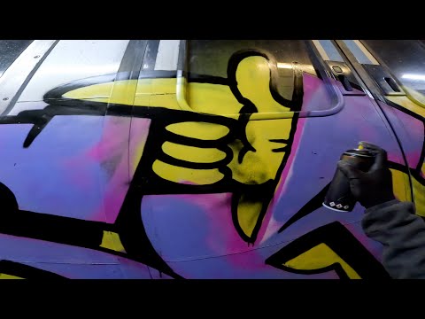 Graffiti Subway Mission 15 Minutes Letters and Character