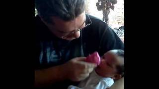 daddy & baby dancing on Mishka's Give Them Love!!