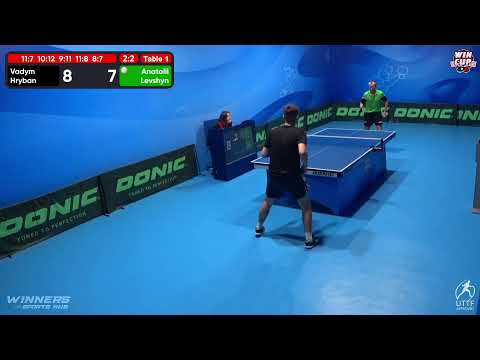 18:30 Vadym Hryban 3-2 Anatolii Levshyn West 3 WIN CUP 04.11.2022 | TABLE TENNIS WINCUP