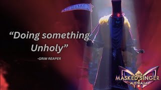Grim Reaper sings "Unholy" by Sam Smith & Kim Petras | SEASON 5 | THE MASKED SINGER AU