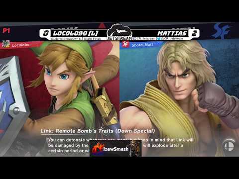 Students Showdown 5 Grand Finals - Mattias (Ken) Vs. LocoLobo [L] (DeDeDe, Link) - SSBU