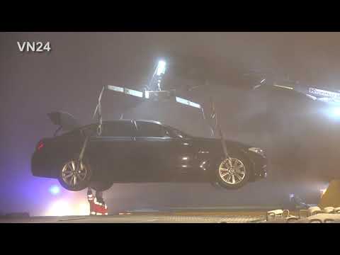 01.01.2020 - VN24 - Aufräumarbeiten nach Massenunfall im Nebel auf A2