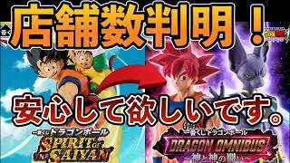 【安心して欲しい！】10月発売ドラゴンボール一番くじの全国店舗数判明！ここから分かる来年のドラゴンオムニバスはどう動くか考察！ドラゴンボールフィギュア　ドラゴンボール　一番くじ　ラストワン賞