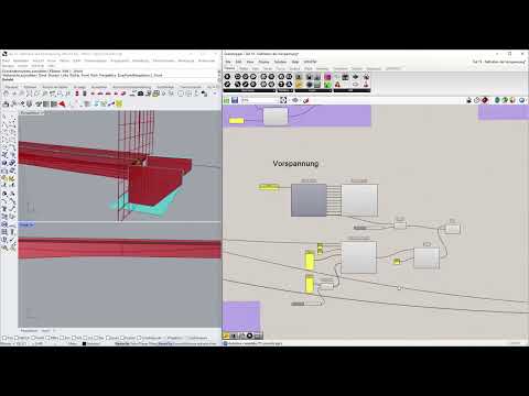 GH Tutorial Teil 19 - Definition der Vorspannung - Grasshopper Parametrische Spannbetonbrücke
