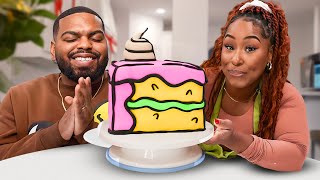Surprising My Husband with a Realistic Cake!