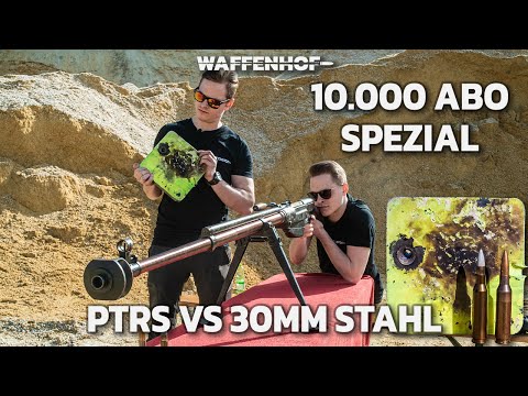 PTRS-41 | Incendiary bullets vs. 30mm steel | 10,000 ABO special