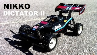 Nikko Dictator II 4WD 1/10 Vintage 1987 Buggy - RC RUNNiNG ViDEO