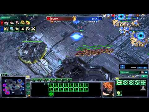 SC2 IdrA vs puCK Starcraft 2 GamePlay