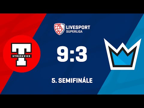 5. semifinále | Tatran Střešovice - Předvýběr.CZ Florbal MB 9:3