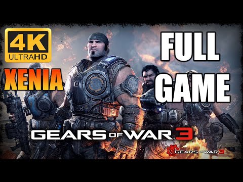 Gears of War 3 HD - Full Game Walkthrough | 4K 60FPS | No Commentary (Xenia Canary)