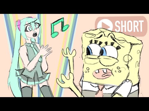 "Somebody that I Used to Know" Miku/Sponge (Animated)