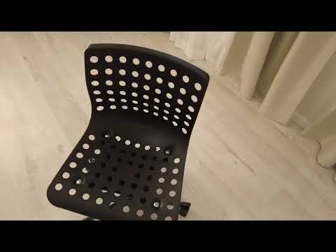 Офисное кресло SKALBERG OFFICE (mod. C-084-B) металл/пластик, Black (черный) арт.19802 в Архангельске - видео 12