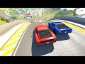 High Speed Car Jumps Into The Various Object And Breaks 1 BeamNGDrive Car Crash