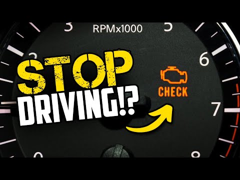 Should you Stop Driving with the Check Engine Light On Blinking or Flashing? Warning Light Fix Reset